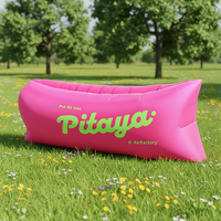 Canapé gonflable inclinable en polyester Oxford au design moderne, imperméable, pliable, léger, portable, pour l'extérieur, la chambre et le salon, rafraîchissant