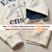 Fabricant de sweats à capuche personnalisés pour hommes – Qualité supérieure, 450 g/m², coton épais, coupe ample, zippé deux sens, style streetwear