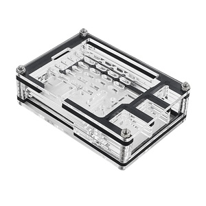 Aismartlink Raspberry <span class=keywords><strong>Pi</strong></span> 5 Carcasa de disipación de calor acrílica de 9 capas Compatible con <span class=keywords><strong>Pi</strong></span> 5/5B, compatible con enfriador activo Enfriador oficial - Product Image 2