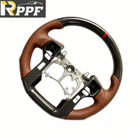 Volant en cuir et fibre de carbone de haute qualité RPPF pour Tundra 2014-2017