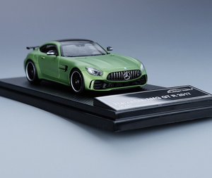 Modellino Auto <span class=keywords><strong>Mercedes</strong></span>-<span class=keywords><strong>Benz</strong></span> AMG-GTR 'Green Monster' in Lega di Alluminio 1/43, Assemblato e Personalizzato, Quasi Realistico, <span class=keywords><strong>Giocattolo</strong></span> in Metallo Pressofuso - Product Image 5