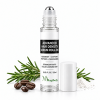 Magibely Advanced Hair Density Serum Roll-On 25ml Ekstrak Rosemary Pumpkin Seed Perawatan Kulit Kepala Cairan Minyak Pertumbuhan Rambut Melembapkan