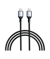 YUEEYOUNG kabel Data pengisi daya cepat, kabel Data Usb C ke Usb C 3a untuk Ipad Samsung, kabel Data cepat dengan kemasan 30w