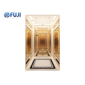 Fuji Jepang Modern Lift rumah 4 orang, dengan mesin traksi tanpa gigi dan lantai PVC populer rumah - Product Image 4