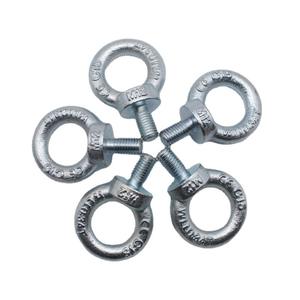 Tornillos de Anillo de Elevación de Acero al Carbono Galvanizado - Pernos de Tipo Anillo Giratorio Estándar Alemán con Anillos de Elevación Extendidos - Product Image 2