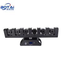 BOTAI lampu panggung hibrida LED emas 7x500mW Laser RGB dan 7x5W putih hangat untuk KTV & biru untuk tema taman lampu aluminium tubuh