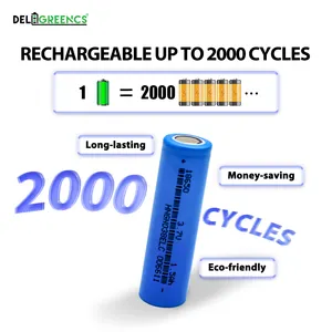 1500mah Rechargeable Lithium-ion Flat Top Battery Small Fan Electric Toy Car Battery Cylindrical Charging Lithium Ion Batteries