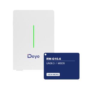 Deye RW-G10.6การติดตั้งบนผนังติดผนัง208Ah 51.2V สำหรับการจัดเก็บพลังงานในบ้านเกรดลิเธียมสามารถสื่อสารพอร์ตไฮบริด100Ah แยกซ้อนกันได้ - Product Image 6