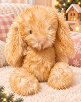 En gros, Peluche Lapin à Poils Longs Édition Limitée JC, Version Haut de Gamme, avec Base Lestée, Luxe Gothique, Cadeau de Noël