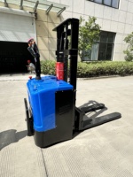 Gerbeur électrique Worui neuf pour marché de gros, 1,5 tonne, batterie plomb-acide 48V, utilisation intérieure, pneus polyuréthane, fourche 1200mm, propulsion arrière
