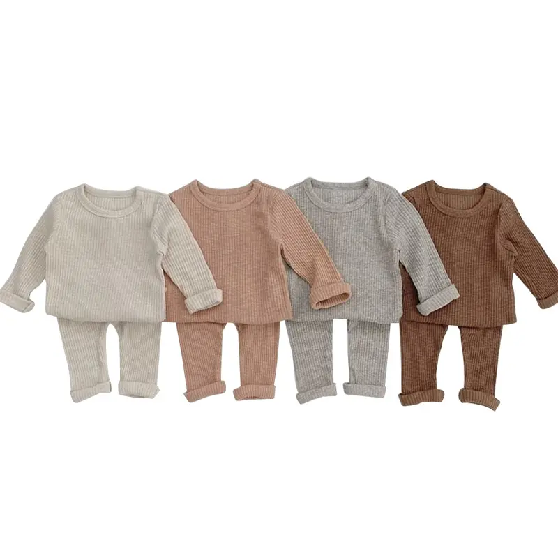 Neugeborene Baby Baby Kleidung Set Langarm Sweatshirts Tops Hosen Outfits Kleidung Geschenke 3 6 9 12 18 24 Monate