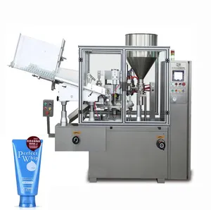 Máquina semiautomática de enchimento e selagem de tubos macios de alta qualidade Máquina de enchimento e selagem de tubos de alumínio para pasta