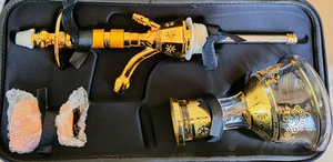 شيشة مصنوعة من ألياف الكربون, شيشة من السيليكون عالية الجودة ، مصنوعة من سبائك الزنك ، مقاس M - Product Image 2