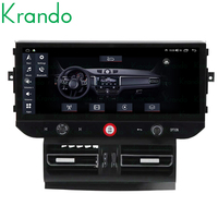 Radio Mobil Android Auto Carplay Nirkabel Desain Baru Krando 12.3 inci GPS untuk Porsche Macan 2012+ Layar Tampilan Retrofit Head Unit