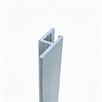 Lourd  Profilé en alliage d'aluminium anodisé pour cadre de boîte lumineuse, sur mesure pour grandes boîtes lumineuses publicitaires
