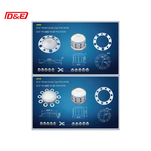 Cubiertas Traseras para Ejes de Camión, Acabado Plateado ABS para Camiones Europeos, Tamaño 22.5'', SS304, <span class=keywords><strong>Volvo</strong></span> XC60 2015-2016 - Product Image 3