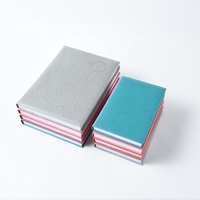 Carnet de notes de bureau HESHOU avec couverture en carton rigide spirale noir, gris, marron, bleu