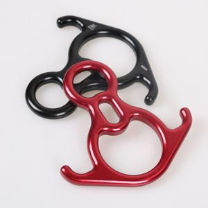 XLAN 50kN 8 Figure Descender en alliage d'aluminium pour l'assurancement et la descente en corde, équipement pour l'alpinisme et la descente en corde en extérieur - Product Image 4