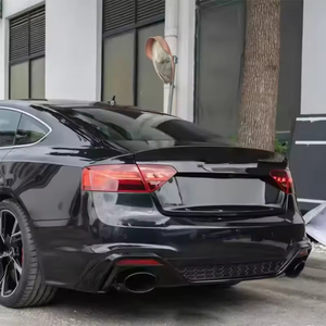 Ensemble de pare-chocs arrière avec découpes pour échappement, pièces automobiles pour Audi <span class=keywords><strong>A5</strong></span> au style RS5, modèles 09-11 12-16 <span class=keywords><strong>B8</strong></span> <span class=keywords><strong>B8</strong></span>.5, kit carrosserie universel - Product Image 4