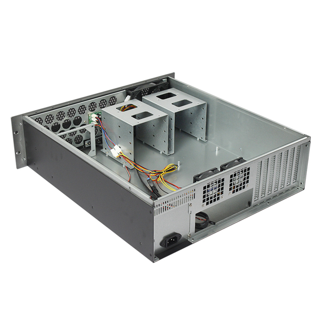 Compact Aluminum Htpc Industrial Pc case Server 3u Support Atx Psu Computer Server Chassis with Full Pci