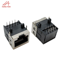 [Personnalisé] Connecteur Ethernet RJ45 multi-ports avec LED, livraison rapide directe d'usine pour routeurs d'entreprise