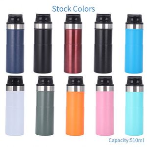 Outdoor Office Use Modern Minimalism Design UV Printing 510Ml 304 Stainless Steel Vacuum Insulated <b>Thermos</b> Mug Water Bottle Cup - Product Image 2