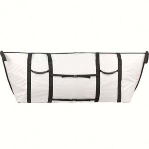 Sac de pêche personnalisé avec logo, grande capacité, imperméable, pour le transport de fruits de mer, avec bandoulière, sac en PVC léger - Product Image 1