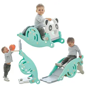 cheap kids slide indoor playground children playground equipment children three in one slide Plastic Slide