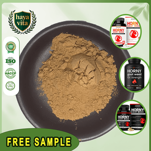 Icariin Epimedium suplemen Herbal bubuk Halal Bersertifikat botol makanan kelas dapat Drum kemasan Horny kambing gulma - Product Image 1