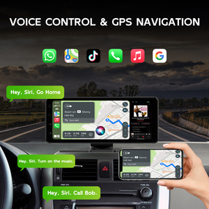 6.86 inch Xách Tay Xe Bảng điều khiển <span class=keywords><strong>stereo</strong></span> GPS Màn hình cảm ứng USB CD Player sao lưu máy ảnh 1-năm tương thích Android Auto Carplay - Product Image 4