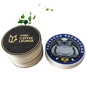 Nhà Máy Trực Tiếp Logo Mô Hình Màu Sắc Tùy Chỉnh Thấm Giấy Đế Lót Ly Sáng Tạo Phổ Dùng Một Lần Giấy Đế Lót Ly - Product Image 1