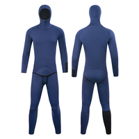 DIVESTAR Grosir Wetsuit Freediving Dua Potong 3MM Neoprene Super Elastis Nyaman Hangat Tahan Air untuk Unisex