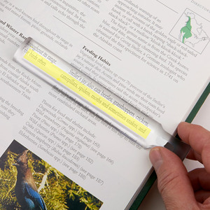 Loupe grossissante 1,5x avec guide de visualisation par croisement de références et dossiers à police fine pour une lecture claire - Product Image 5