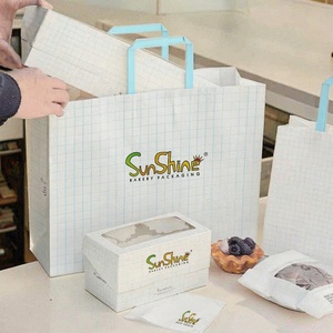 Sunshine Customized <b>White</b> Paper Cake <b>Box</b> 8-12 Inches Tall Cake <b>Box</b> - Product Image 4