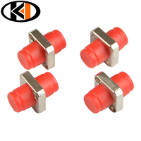 Singlemode Fiber Optic Adapter FC/UPC Square Type Zinc Alloy APXY/OEM Brand Wired LAN Networks FTTH Project 12-Month