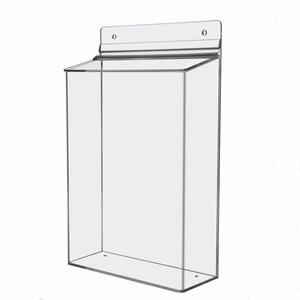 Giá Trưng Bày Danh Mục Bằng Acrylic Tùy Chỉnh Treo Tường Giá Treo Tài Liệu Quảng Cáo Ngoài Trời Bằng Acrylic Giá Đựng Tài Liệu Bằng Acrylic Trong Suốt - Product Image 1