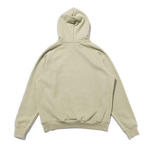 Pull-over pour homme Sweat-shirt ample en coton et laine surdimensionné Sweat à capuche brodé de grande taille à motif uni anti-rétrécissement - Product Image 2