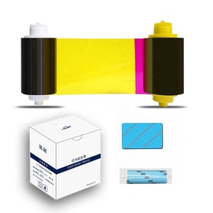 Hot bán ORIGNAL YMCKO đầy đủ bảng điều chỉnh màu Ribbon seaory S21 S22 S26 nhựa ID Máy in thẻ truyền nhiệt Ribbon - Product Image 2