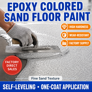 Pintura Epóxica Autonivelante Ecológica para Pisos de Arena Coloreada, Revestimiento Líquido Tipo Mármol, Colores Personalizados, Marca SL - Product Image 2