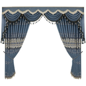Stile turco ricamato tessuto di lusso <span class=keywords><strong>soggiorno</strong></span> <span class=keywords><strong>tende</strong></span> di pizzo di colore grigio Royal Home Grommet intrecciato <span class=keywords><strong>per</strong></span> Hotel fornito cina - Product Image 1