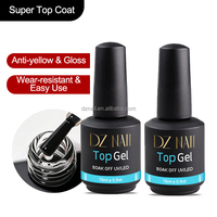 DZ NAIL OEM 15ml 1kg Gel UV Haute Brillance Couche de Finition Vernis à Ongles Longue Durée Écologique Sans Résidu pour Salon de Manucure