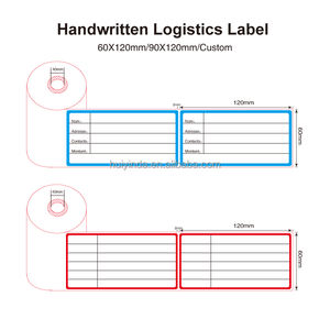 Étiquette d'expédition imperméable populaire 60x120mm 90x120mm en français - Product Image 5