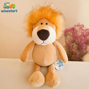 En stock, série Forêt, animaux en peluche, lion, renard, animaux de dessin animé mignons, animaux simulés, zoo, vente en gros, jouets en peluche - Product Image 3