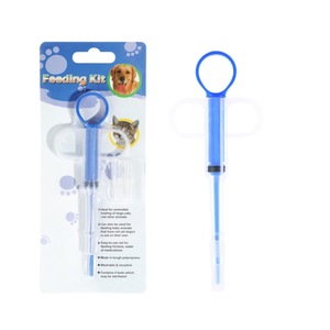 Puppies Kittens Veterinary Feeding Tool 2 Soft Tips Reusable Pet Medicine Feeder Syringe Pill Shooter - Product Image 2