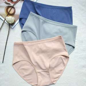 Lot de 6 sous-vêtements <span class=keywords><strong>en</strong></span> coton taille haute pour femmes, <span class=keywords><strong>culottes</strong></span> invisibles, bikini coquin, slips respirants, couverture complète - Product Image 6