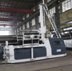 Vorgebogene Hochpräzisions-W12 4-Rollen CNC-Rollmaschine Metallplatten-Rollmaschine - Product Image 1