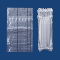 Film protecteur de bouteille de vin en plastique solide de haute qualité, film protecteur antichoc, imperméable, coussin d'air, sac à colonnes à bulles