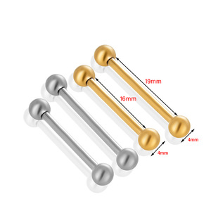 Clover G23 F136 Titanio 1.6*16 MM Filettatura Interna Barbell Industriale per <span class=keywords><strong>Piercing</strong></span> al Lingua <span class=keywords><strong>Gioielli</strong></span> per Body <span class=keywords><strong>Piercing</strong></span> - Product Image 4