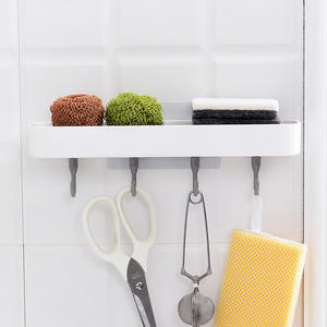 Jabonera Simple Rectangular de Material ABS con Drenaje Automático, Instalación con Ventosa, Estante de Almacenamiento para Baño y Cocina, Diseño Minimalista - Product Image 3