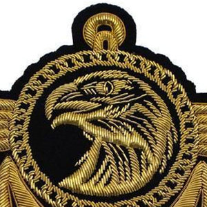 Best Quality Pocket Badge OEM <b>Sew</b> on Hand Made Embroidery Badges Factory Price Hand Embroidered Bullion Wire Badges - Product Image 3